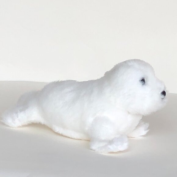 New w/Tag Douglas Plush  White Seal  Sprinkles Stuffed Animal 8.5" - Picture 3 of 10